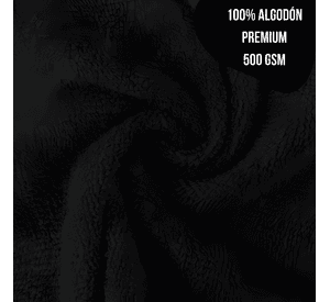Set de 8 toallas de baño algodon 500gr cuerpo mano grande az