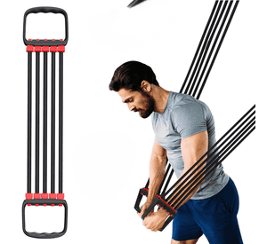 Tensor De Pecho 5 Resortes Ejercitador Muscular Fitness