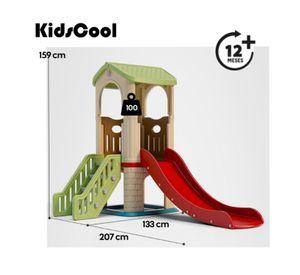 Resbalín Torre Infantil Centro de Juegos Kidscool Blanco
