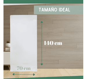 Set 3 toallas de baño hotel de algodon 70x140 500gr Blancas