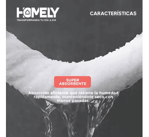 Toallas de baño algodon suave homely 500 GSM cuerpo y manos