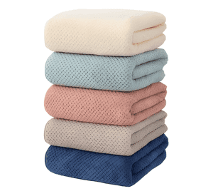 Set 6 toalla de baño microfibra alta calidad secado