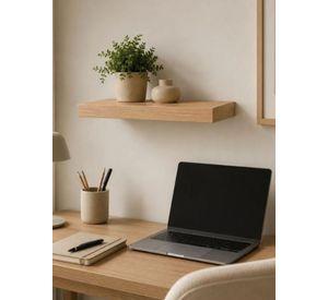 Repisas Flotantes Madera Rustica Estante Organizador Pared 60cm