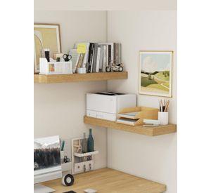Repisas Flotantes Madera Rustica Estante Organizador Pared 60cm