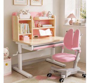 Escritorio infantil ergonómico altura ajustable + tablero inclinable +Silla