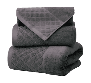 Toalla de manos homey 90x50cm poliester algodón baño Marrón
