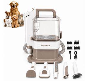 Kit de Aseo Para Mascotas Cortapelo y Aspiradora Perro Gato