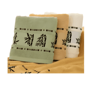Set 6 toalla de baño algodón bamboo súper suaves