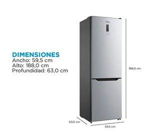 Refrigerador Bottom Midea MDRB424FGE50, caja dañada.