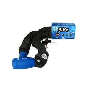 Candado Bicicleta Cadena Integrada Odis Bike 9,5mmx1m Llave Mapa
