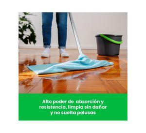 Paño multiuso microfibra 59x49 cm azul 1 un.