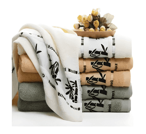 Set 2 toalla de baño algodón bamboo súper suaves absorbentes