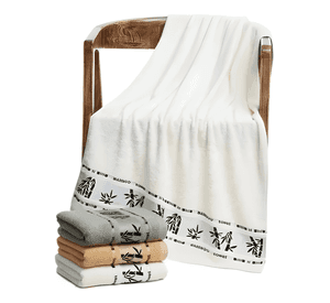 Set 2 toalla de baño algodón bamboo súper suaves absorbentes