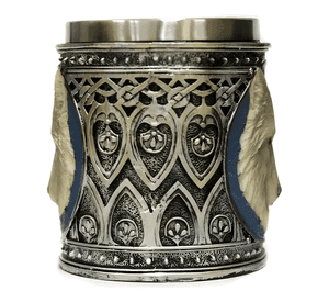 Taza vikinga acero inoxidable 460ML modelo zorro medieval 5