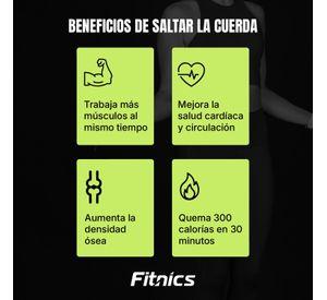 Cuerda Saltar Ajustable con Peso Profesional Cardio Crossfit Silver plateado