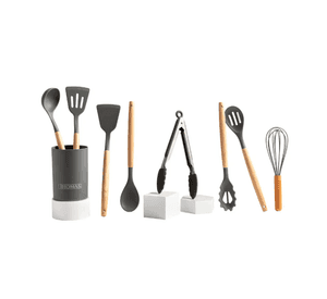 Set Utensilios De Cocina de Silicona 9 Piezas THOMAS TH-MUT09N