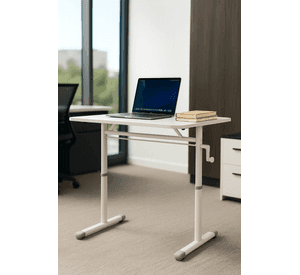 Escritorio Funcional Altura Ajustable 100x60x63-86cm Blanco