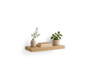 Repisa Flotante Madera Rustica Estante Organizador Pared 40cm