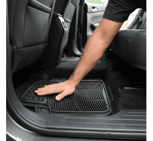 Alfombra Piso De Goma Para Auto Universal 4 Piezas