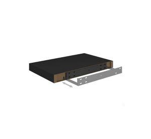 Repisa Flotante Negra Minimalista Estante Organizador Pared 40cm