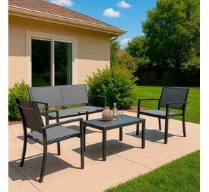 Juego Set Living Terraza Madeira 4 personas Northwest