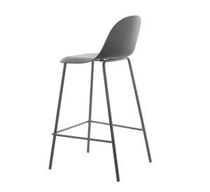Piso Taburete Silla alta bar cocina Eira 65cm Gris
