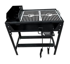 Parrilla desmontable La Cuadra negro + accesorios