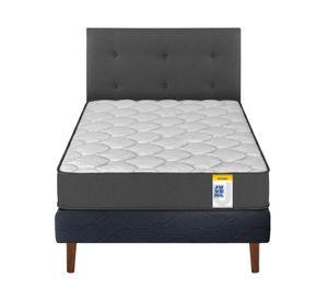 Cama europea Juvenil 1.5 plazas + 1 respaldo Royal