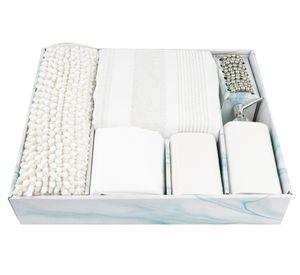 Set de baño cerámica Sofia beige 17 piezas