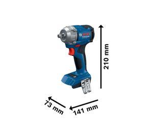 Llave Impacto Bosch GDS 18V-350 1/2 + 2 Bat 4Ah