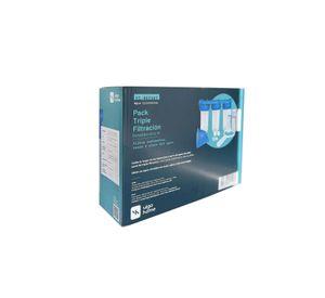 Pack Triple Filtro Sedimento Cloro Sarro Viga Home