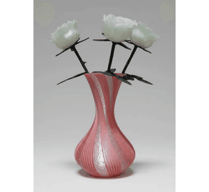 Decoración Elegante Prints Patro - Jarrón Estilo Vase Rosado