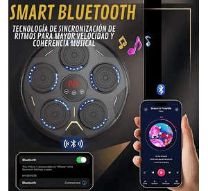Maquina Boxeo Inteligente Kit Entretenimiento Con Bluetooth