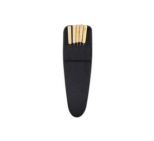 Set 5 Fierros Anticuchos Asado Madera