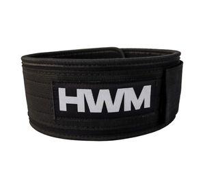 Straight Weightlifting Belt Black XL HWM