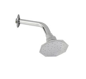 Ducha Fija Aquakit Hexagonal 100 Met lica Cabeza Y Brazo