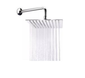 Brazo De Ducha 40cm + Plato De Ducha 25cm Acero Inox Taumm