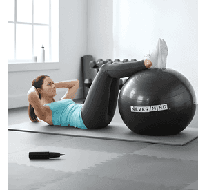 Pelota balón de pilates yoga 85 cm + inflador bombín #4