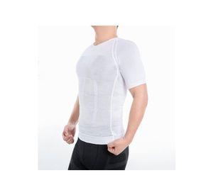 polera moldeadora blanco manga corta XL