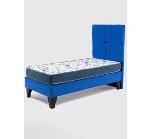 Cama Europea AF Tap-Blanca + Respaldo Zeus 1.5 PL