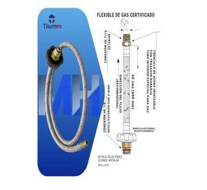 Flexible Gas He-he 7/8 X 7/16 60cm Certificado Sec Taumm
