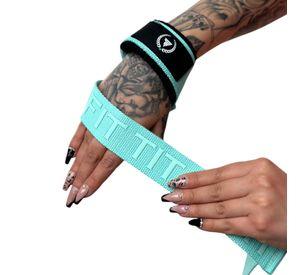 Straps deportivo levantamiento pesas Aspis Celeste