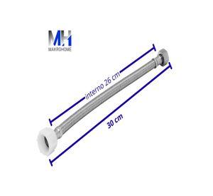 Kit Llave Paso Angular + Flexible De 30 Cms + Adaptador 7/8