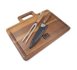 SET PARRILLERO B&B KITCHEN 3 PZS BLACK LINE