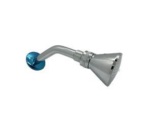 Ducha Fija Cromada Brazo Metalico Cabeza Redonda De Lujo