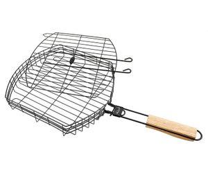 Rejilla Metal Para Parrilla Grande Mango Madera Jim Beam