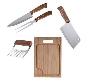Set Parrilla 5 Piezas Acero Inoxidable Arthome PAR20