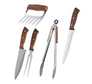 Set Parrilla 5 Piezas Acero Inoxidable Arthome PAR32