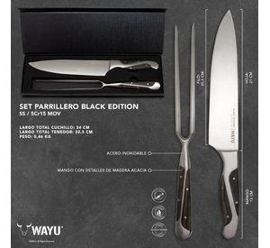 Set Parrillero Black Edition Wayu
