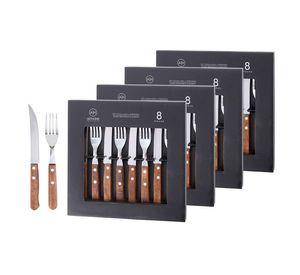 Set Parrilla 32 Piezas Cubiertos Acero Inoxidable Arthome PAR69